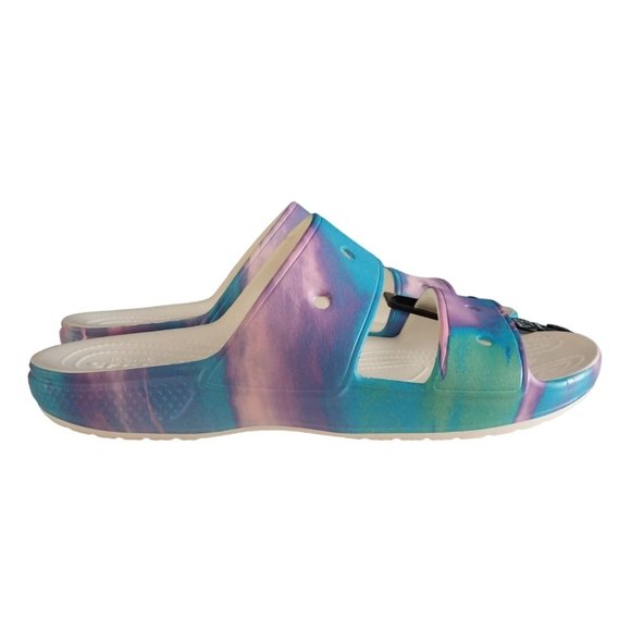 CROCS Other - NEW Classic Crocs Solarized Tie Dye Sandals Mens Sz 12